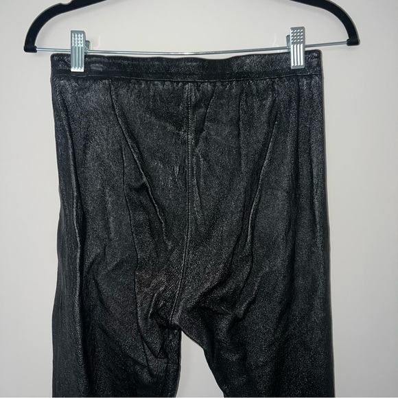 J Brand MACEY HIGH RISE PULL ON LEATHER LEGGINGS - Size M - Picture 12 of 12